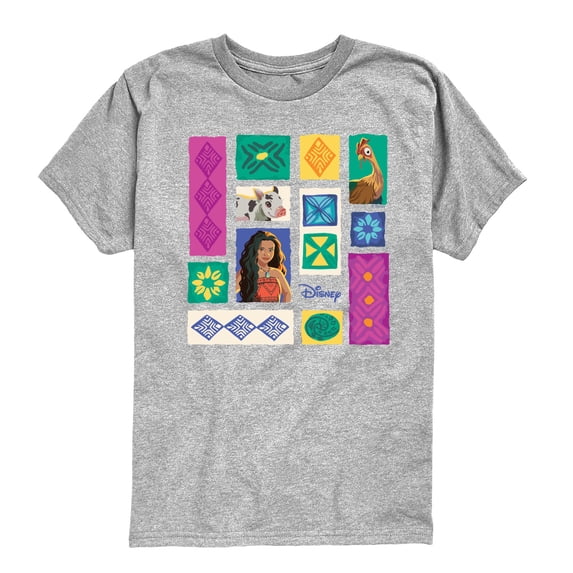 Moana Live Action - Image Grid - Youth Boys Short Sleeve Graphic T-Shirt