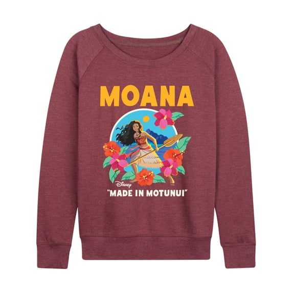 Moana Live Action - Made In Motunui - Women's French Terry Long Sleeve Pullover