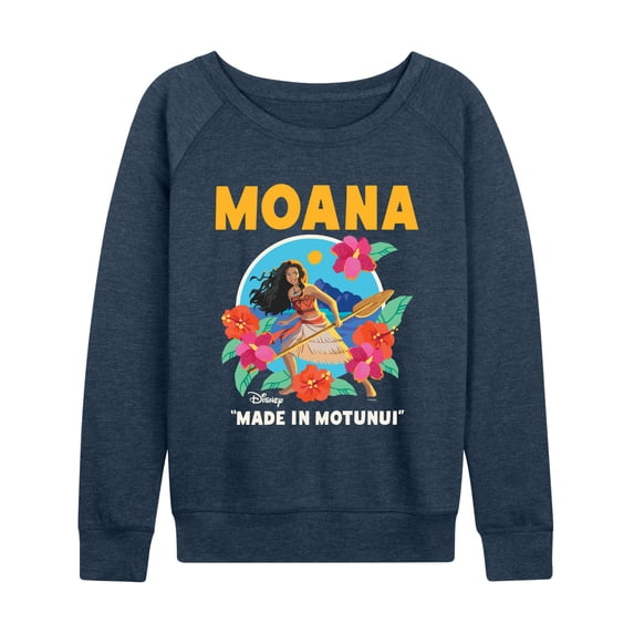 Moana Live Action - Made In Motunui - Women's French Terry Long Sleeve Pullover