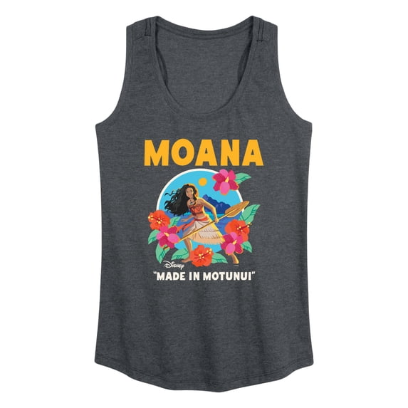 Moana Live Action - Made In Motunui - Women's Racerback Graphic Tank