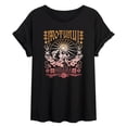 thumbnail image 1 of Moana Live Action - Motunui Groovy - Juniors Oversized Graphic T-Shirt, 1 of 4