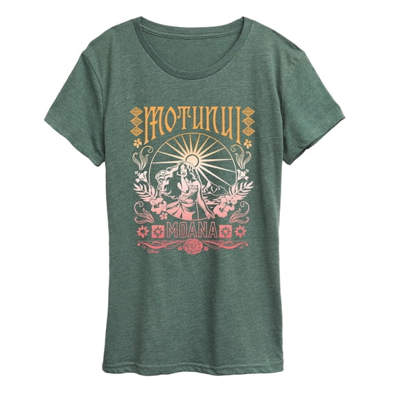 Moana Live Action - Motunui Groovy - Women's Short Sleeve Graphic T-Shirt