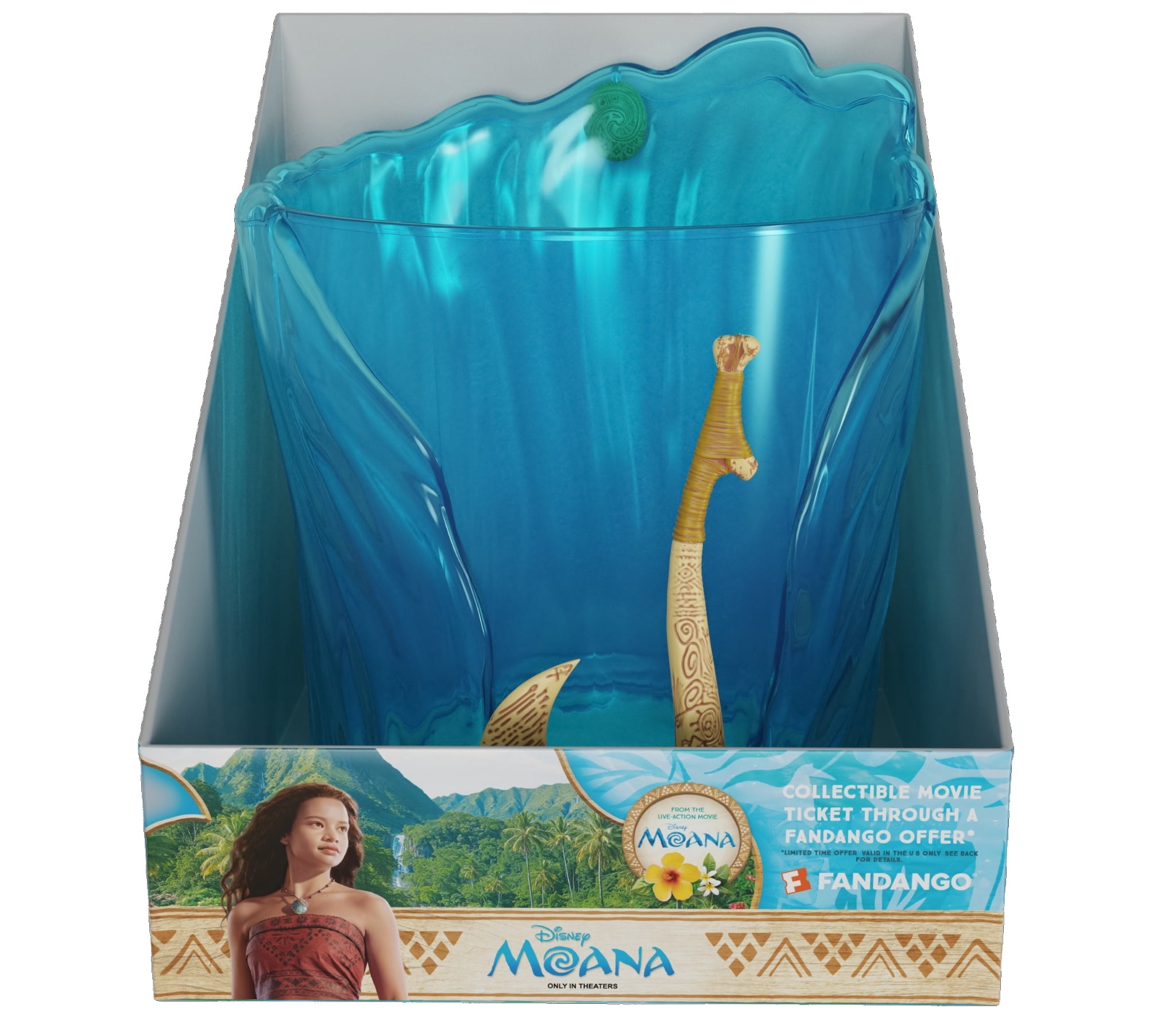 Moana Live Action Popcorn Bucket with $15 Fandango Ticket