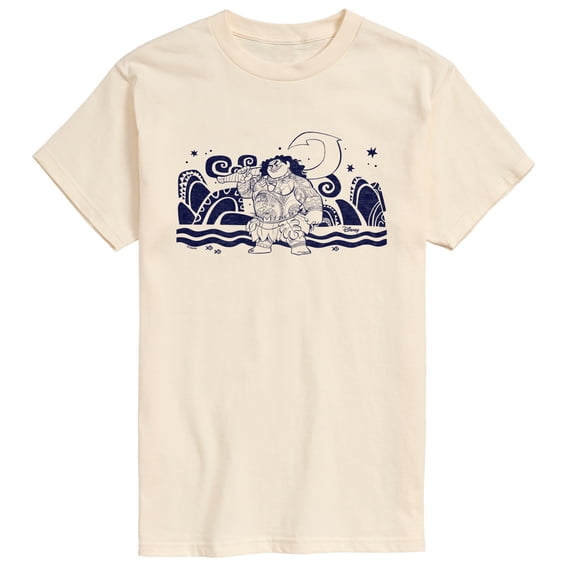 Moana - Maui Scene - Men's Short Sleeve Graphic T-Shirt