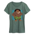 thumbnail image 1 of Moana - Maui Print - Women's Short Sleeve Graphic T-Shirt, 1 of 4