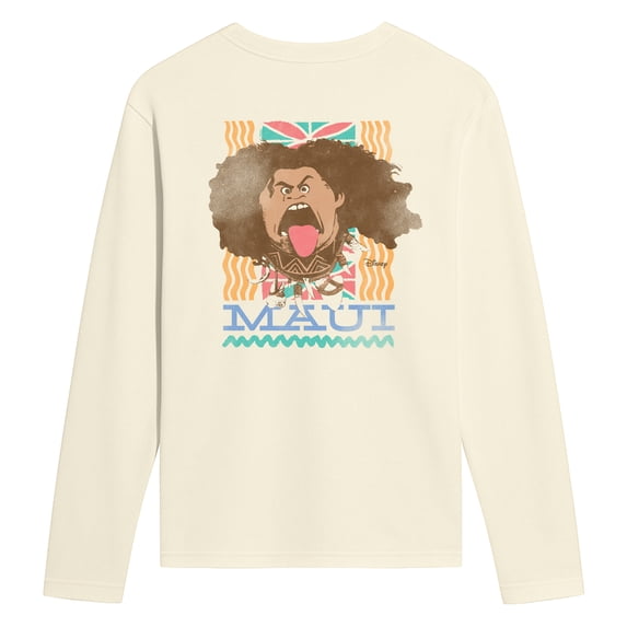 Moana - Maui Whetero - Men's Long Sleeve Graphic T-Shirt