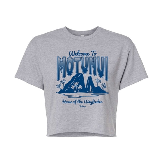 Moana - Motunui Destination Cropped Graphic T-Shirt