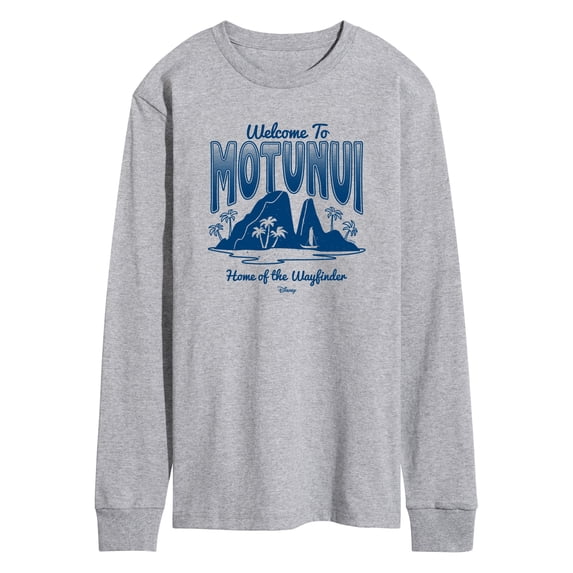Moana - Motunui Destination - Men's Long Sleeve Graphic T-Shirt