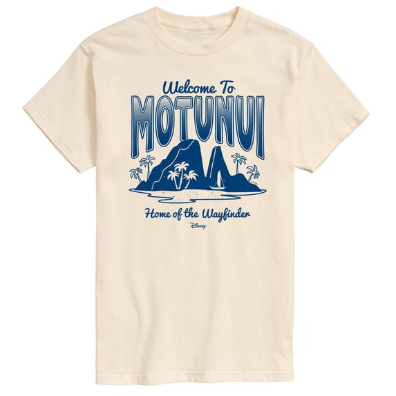 Moana - Motunui Destination - Men's Short Sleeve Graphic T-Shirt