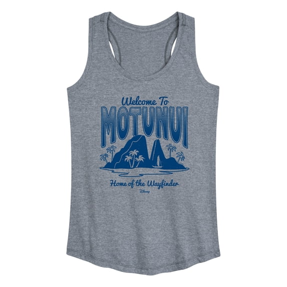 Moana - Motunui Destination Graphic Racerback Tank