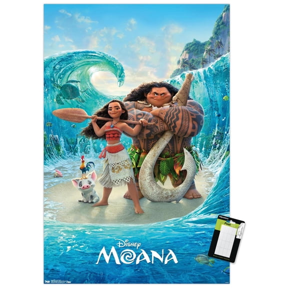 Disney Moana - Ocean Floor Wall Poster, 22.375" x 34"