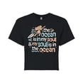 thumbnail image 1 of Moana - Ocean In My Soul - Juniors Cropped Graphic T-Shirt, 1 of 4