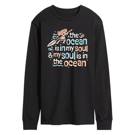 Moana - Ocean In My Soul - Men's Long Sleeve Graphic T-Shirt