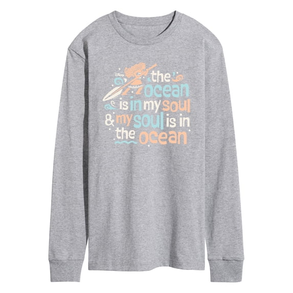 Moana - Ocean In My Soul - Men's Long Sleeve Graphic T-Shirt