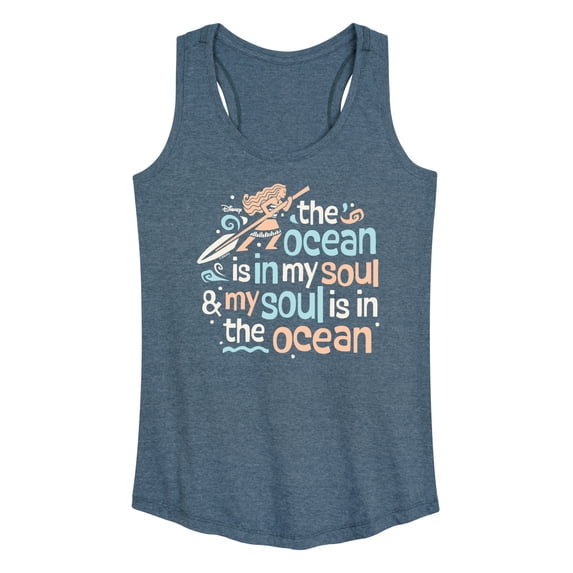 Moana - Ocean In My Soul - Women's Racerback Graphic Tank