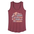 thumbnail image 1 of Moana - Ocean In My Soul - Women's Racerback Graphic Tank, 1 of 3
