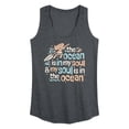 thumbnail image 1 of Moana - Ocean In My Soul - Women's Racerback Graphic Tank, 1 of 4