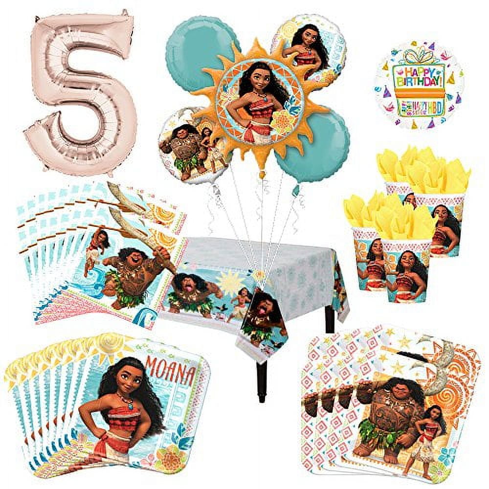 Moana Tableware Party Kit for 16 Guests