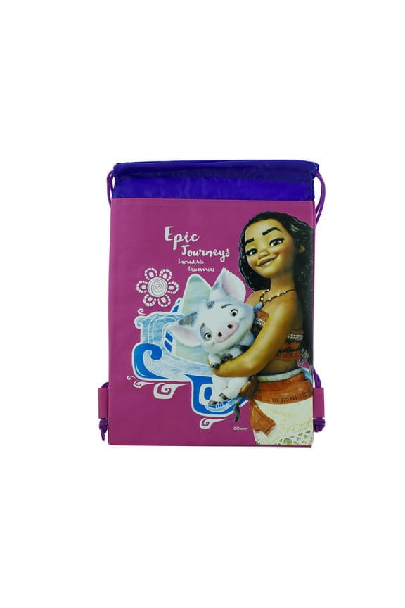 Moana Pink Drawstring Bag