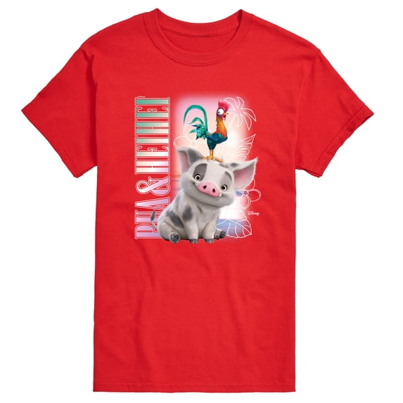 Moana - Pua & Heihei Bootleg - Men's Short Sleeve Graphic T-Shirt