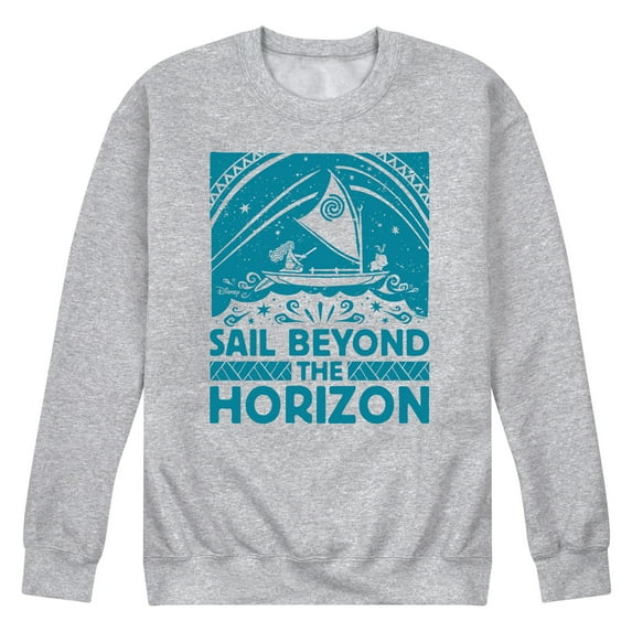 Moana - Sail Beyond The Horizon - Men's Crew Neck Fleece Pullover