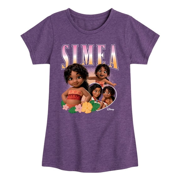 Moana - Simea - Youth Girls Fitted Short Sleeve T-Shirt