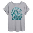 thumbnail image 1 of Moana - Sweet Dreams Ocean Breeze - Juniors Oversized Graphic T-Shirt, 1 of 4
