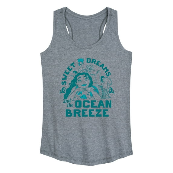Moana - Sweet Dreams Ocean Breeze - Women's Racerback Graphic Tank