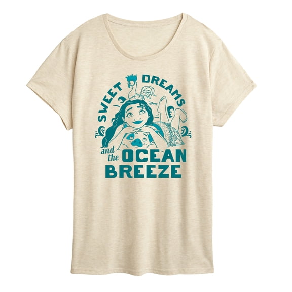 Moana - Sweet Dreams Ocean Breeze - Women's Short Sleeve Graphic T-Shirt