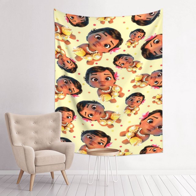 Moana Tapestry Anime Poster Large Background Wall Art Bedroom Wall