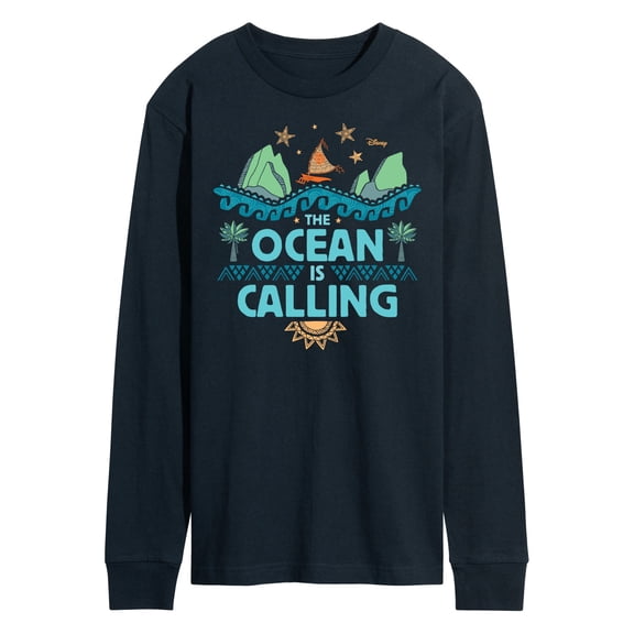 Moana - The Ocean Is Calling - Men's Long Sleeve T-Shirt