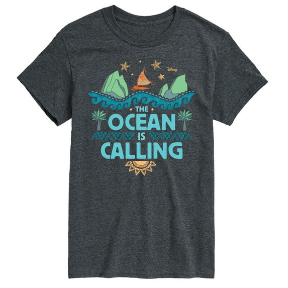 Moana - The Ocean Is Calling - Men's Short Sleeve Graphic T-Shirt