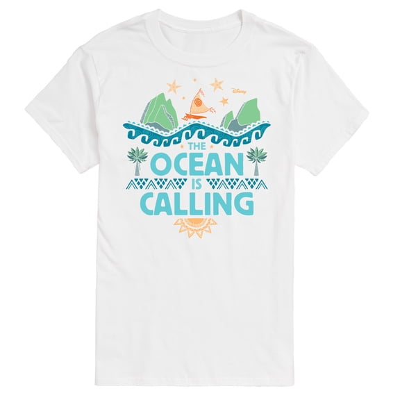 Moana - The Ocean Is Calling - Men's Short Sleeve Graphic T-Shirt