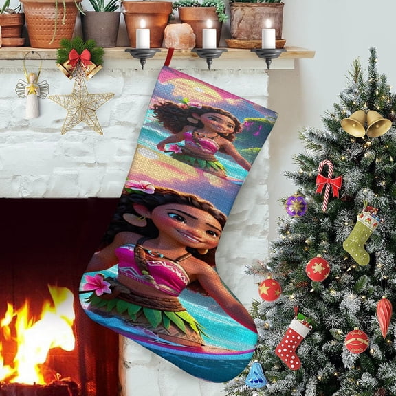 Moana Themed Christmas Socks