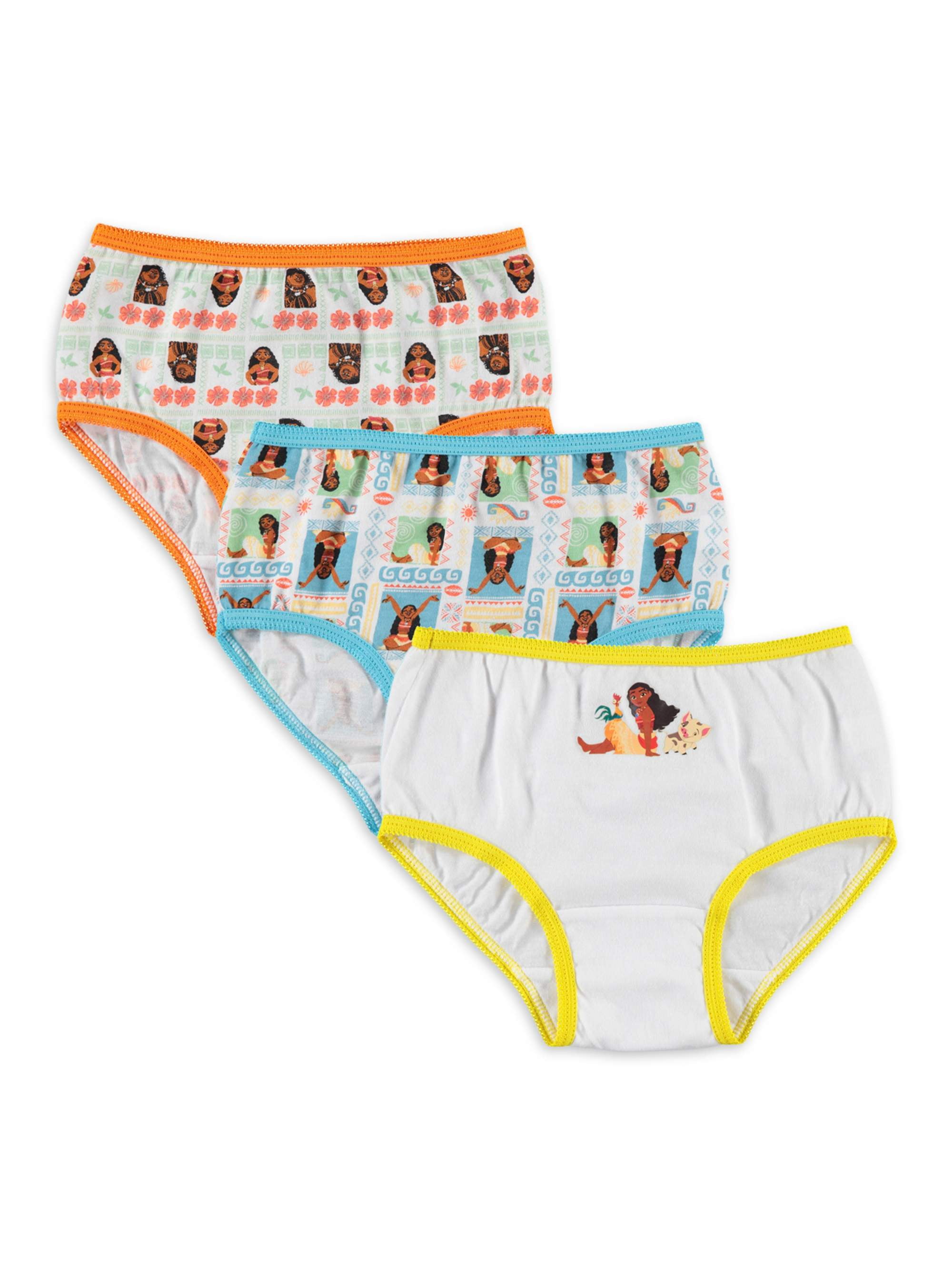 Moana Toddler Girls' Brief Panty, 3 Pack