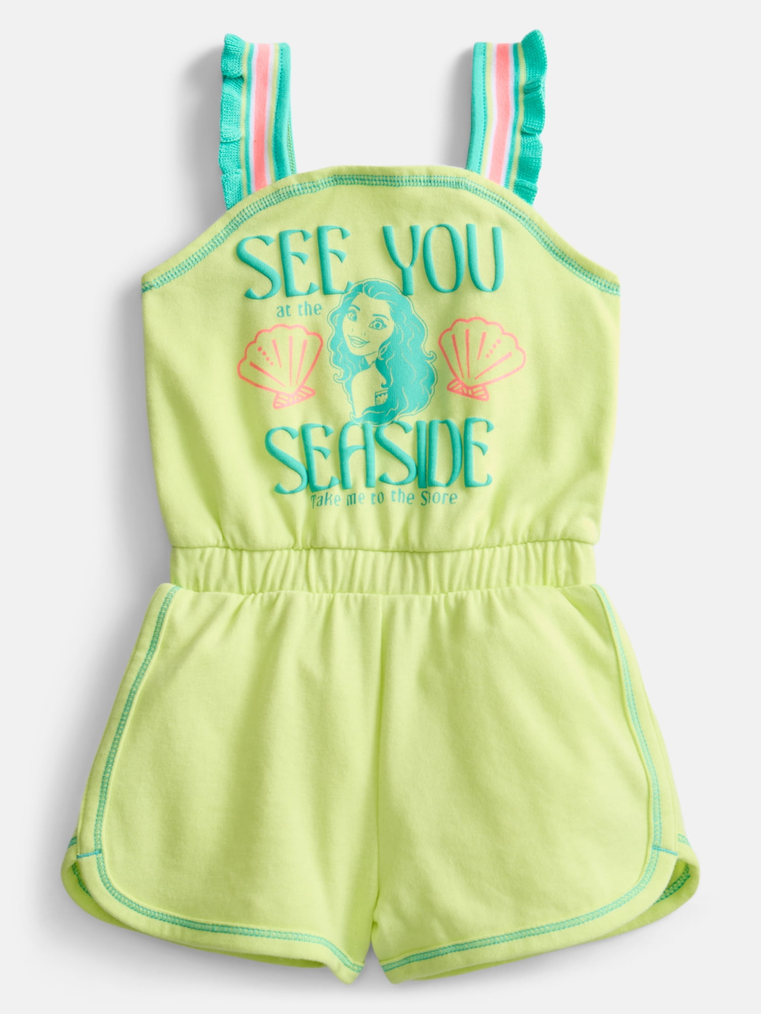 Moana Toddler Girls Sleeveless Graphic Romper, Sizes 12M-5T