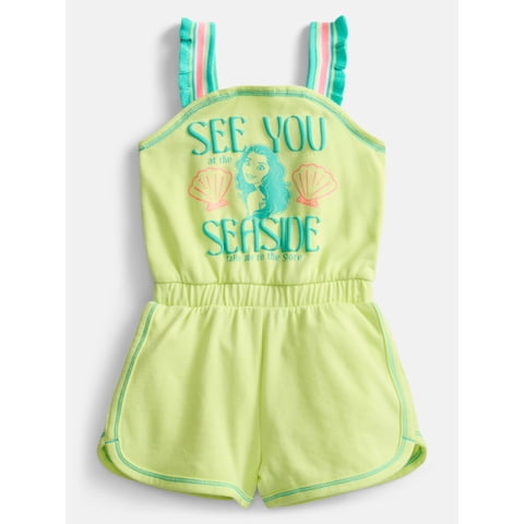 Moana Toddler Girls Sleeveless Graphic Romper, Sizes 12M-5T