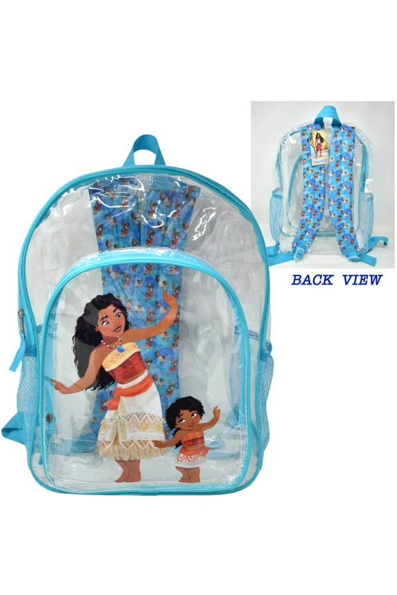 Moana 2 Transparent 16" Clear Backpack