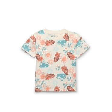 Moana and Maui Toddler Crewneck Graphic Tee with Short Sleeves, Sizes 12M-5T