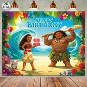 Moana characters for beach birthday celebrations, suitable for birthday, wedding, graduation ceremony, Halloween and Christmas party decoration, perfect home decoration and photo booth setup.