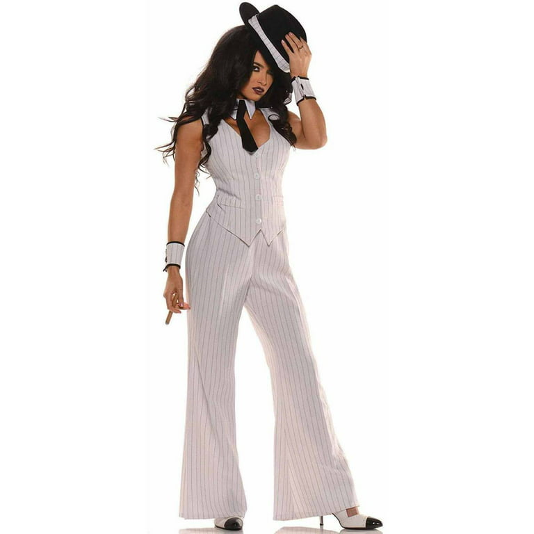 Mob Boss Gangster Women's Halloween Fancy-Dress Costume for Adult, Walmart.com