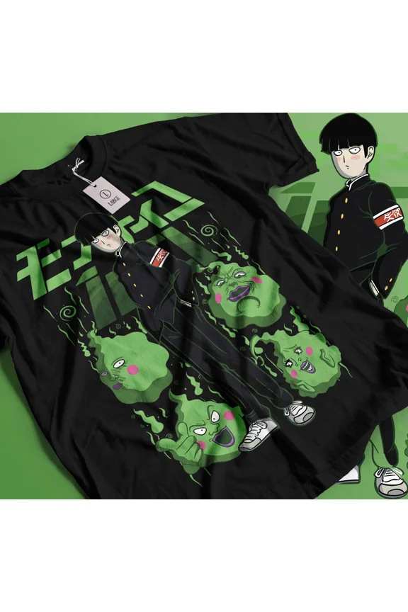 Mob Psycho 100 Cast T-Shirt Anime Manga Mob Psycho Dimple T-Shirt Tee Gift 261 | eBay