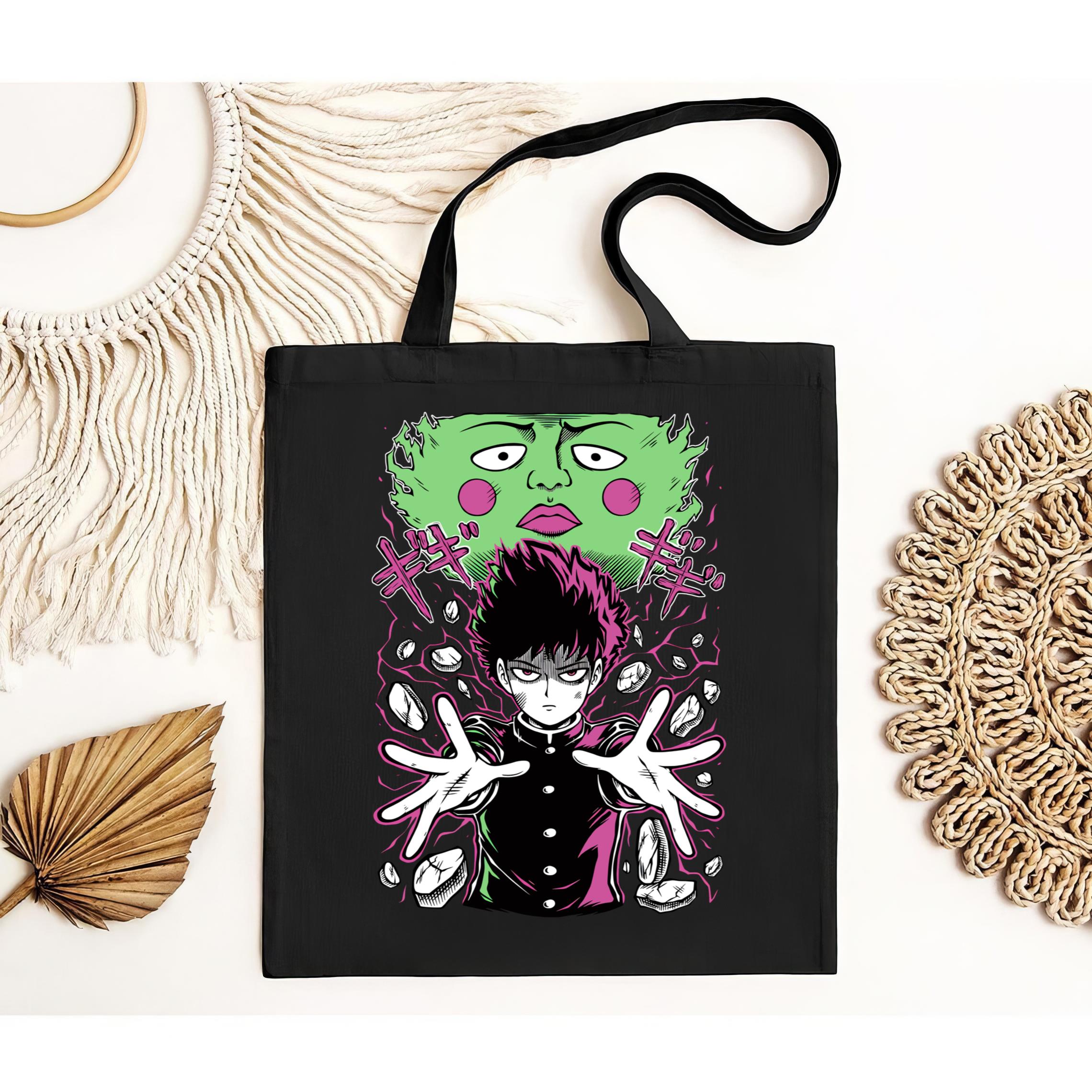 Mob Psycho 100 Cast Tote Bag An.im.e Manga Mob Psycho Dimple Tote Bag ...
