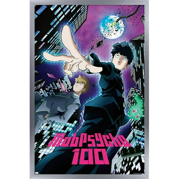 Mob Psycho 100 - City Wall Poster, 22.375" x 34", Framed