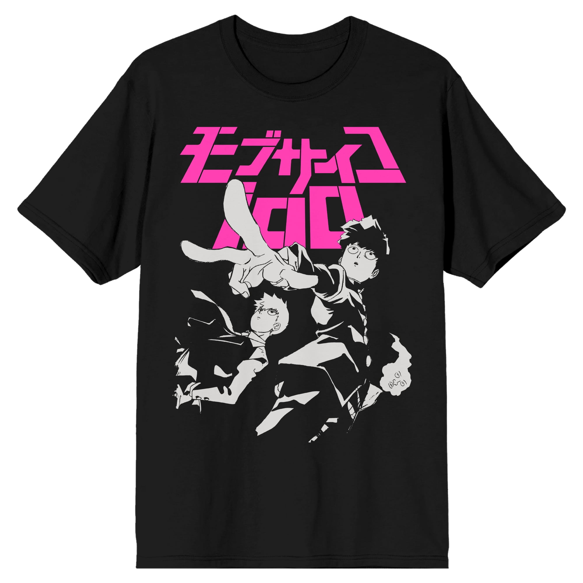 Mob Psycho 100 T-Shirt Size XXL Black Short Sleeve Crunchyroll - 100%  Cotton