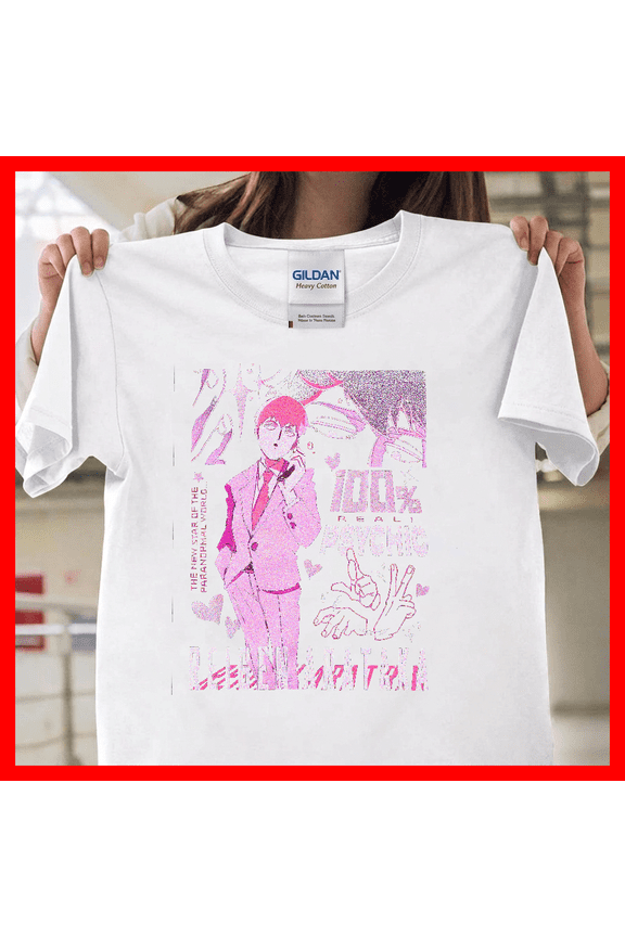 Mob Psycho 100 Reigen Graphic Vintage Anime Manga Retro Fan Gift T1706 Unisex Graphic T-Shirt Soft Cotton, Sizes S-5XL