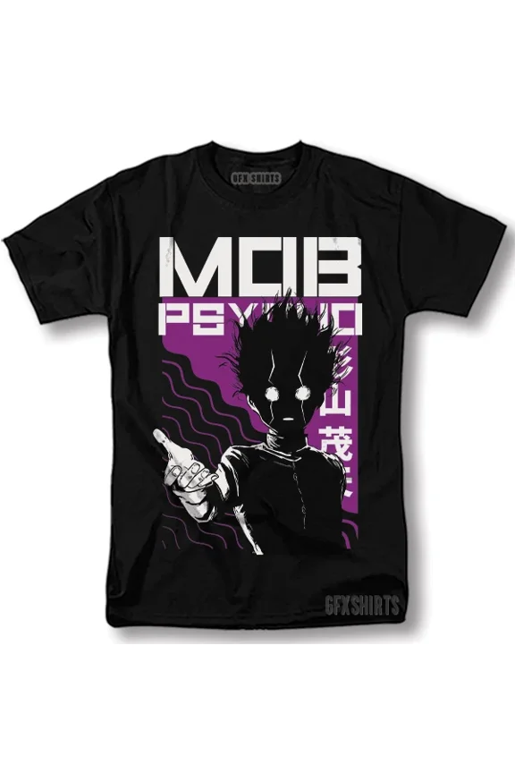 Mob Psycho 100 Shigeo Kageyama Shirt Dimple Anime Manga Graphic T-Shirt