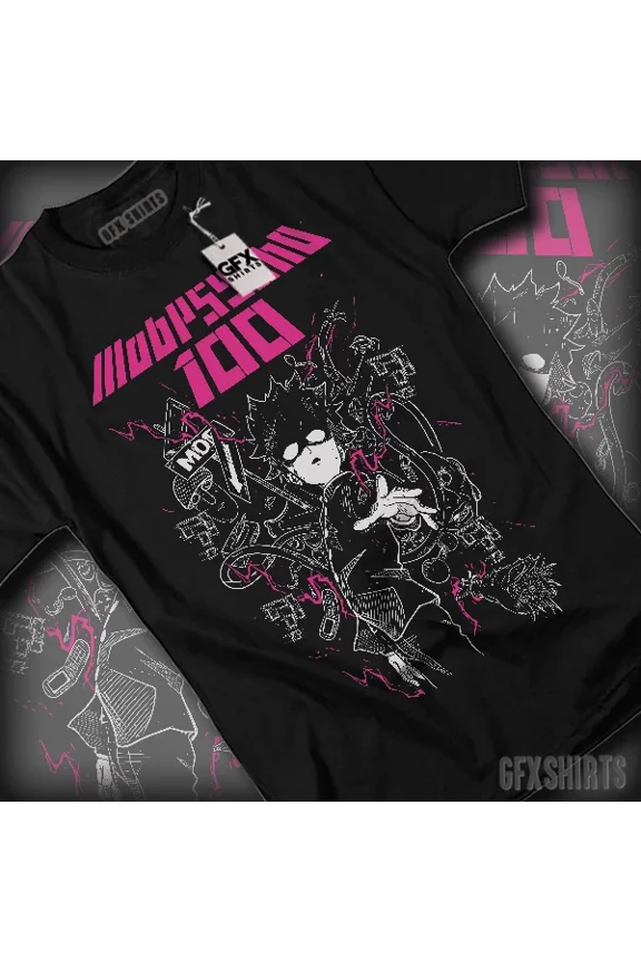 Mob Psycho 100 Shigeo Kageyama Shirt Dimple Anime Manga Graphic T-Shirt