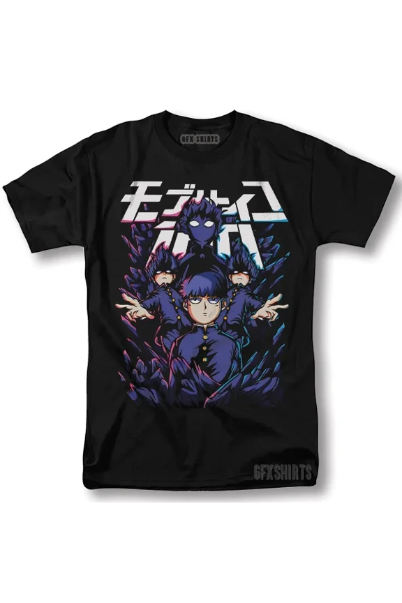 Mob Psycho 100 Shigeo Kageyama Shirt Dimple Anime Manga Graphic T-Shirt