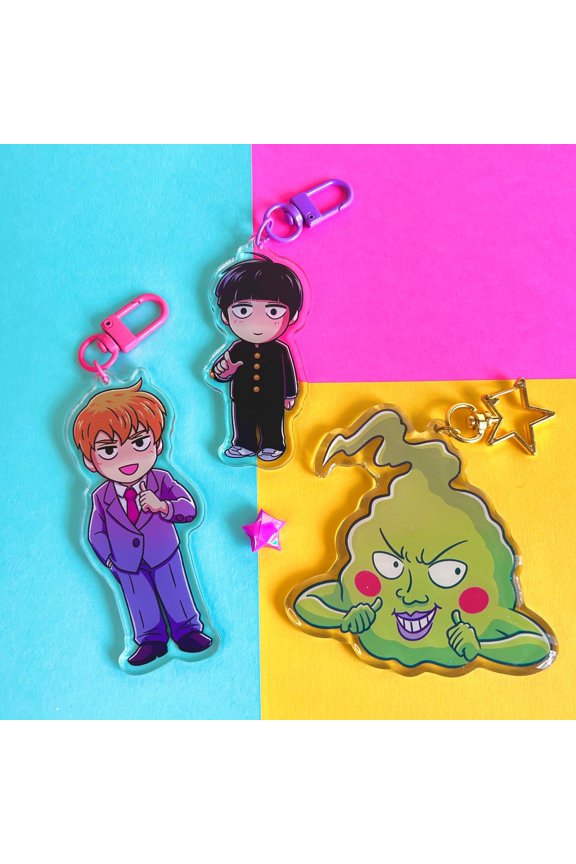 Mob Reigen Dimple Acrylic Charms (1 keychain)